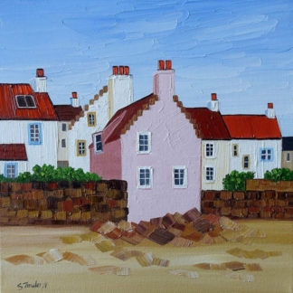 Image of Pink Gable, Pittenweem by Sheila Fowler